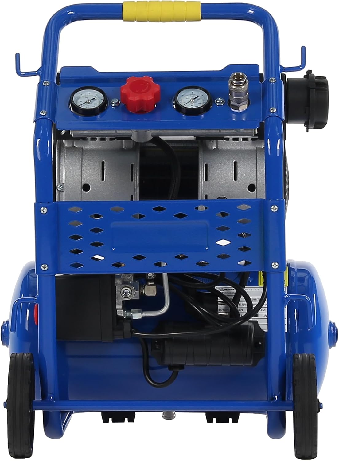 Velmi tichý - SILENT, mobilní, kompaktní, vzduchový kompresor, 8 barů, 10 l, 59 dB, 0,7 kW, 106 l./min., 230 V, MICHELIN MX 10-1
